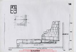 Coupe 5. Temple, cella