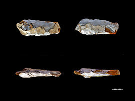 
Prises de vue de matériels archéologiques. Détails et macro-traces. Photographie n° 3
