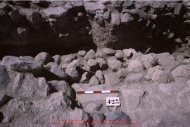 Khirokitia, mur d'enceinte 423